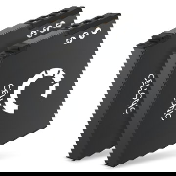 2x Battery for Nikon A900 W300 A1000 S9900 S9700 S9500 S9300 S9100 S8200 S6300 S6200 S31 AW130 EN-EL12 1100mAh from CELLONIC