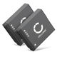 2x Accu DMW-BLH7 600mAh