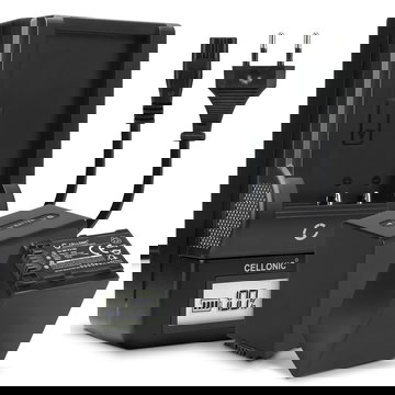 2x CELLONIC Camera Battery for Sony HDR-CX625 HDR-CX730 CX700 HDR-CX570 CX550 HDR-CX410 HDR-CX330e HDR-CX280 FDR-AX53 Replacement AC-VQV10 BC-TRV Battery 3300mAh Backup + Charger NP-FV100