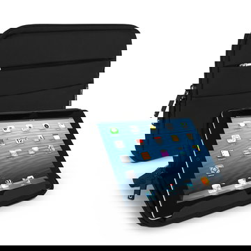 CELLONIC Tablet Hoes 10.1 inch – Beschermende tablet etui met anti-shock bubble voering, waterafstotend | Sleeve met ritssluiting, nylon pouch zwart