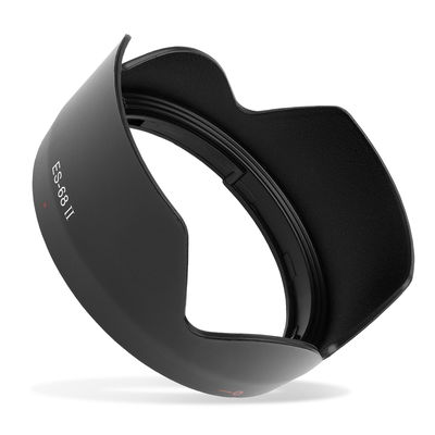 ES-68 II Camera Ø 49mm Zonnekap voor Canon EF 50mm f/1.8 STM – Plastic Bajonet Bloem- / Tulp- / Bloemblaadje- Zonnekap van CELLONIC