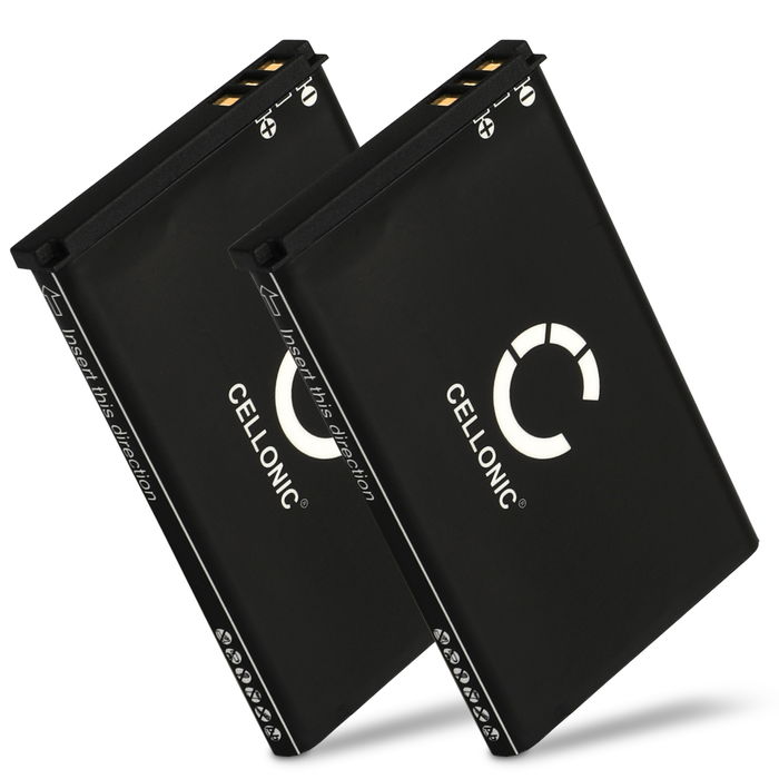2x Siemens Gigaset SL910 Accu Batterij 1050mAh van CELLONIC