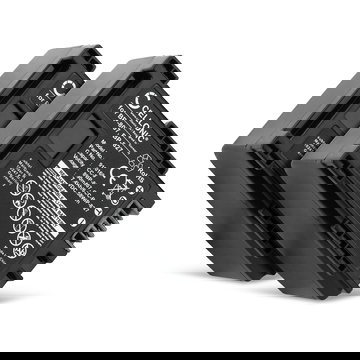 2x BP-807 BP-809 BP-819 BP-827 Battery for Canon XA10 HG10 HG20 HF10 HF100 FS300 VIXIA HF G20 G10 HF200 HF20 HF S100 890mAh Camera Battery Replacement