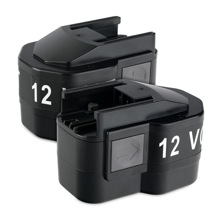 2x Batterij compatibel met AEG BEST12 X, BS2E 12 E, BEST 12, BS12 x, BBS12 KX RAPTOR - BXS12, B 12, B 12-1, B 12-1, BX 12, PBS 3000 / 12V 3Ah vervangende accu reservebatterij extra energie