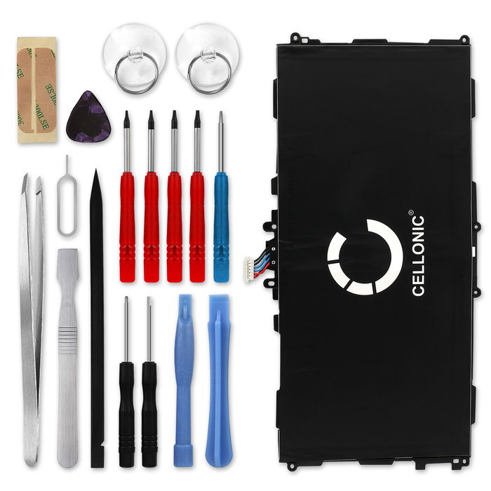 Samsung GT-P5210 Galaxy Tab 3 10.1 Accu Batterij + Schroevendraaier-set 6800mAh van CELLONIC