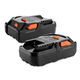2x Battery (1500mAh, 18V)