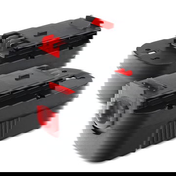 2x Batterij compatibel met Black & Decker Firestorm FS18/FS1800/FS1800CS/FS1800D - A18, 244760-00, A1718, A18E, HPB18, HPB18-OPE 3Ah vervangende accu reservebatterij extra energie