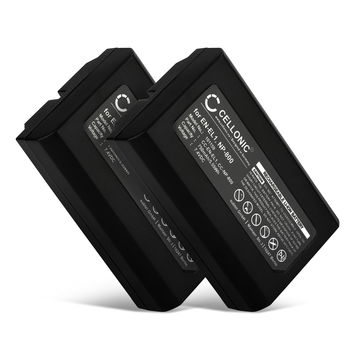2x EN-EL1 NP-800 accu voor Nikon Coolpix 4300 Coolpix 4500 Coolpix 4800 Coolpix 5000 Coolpix 5400, Minolta DiMAGE A200 - 750mAh vervangende accu voor camera