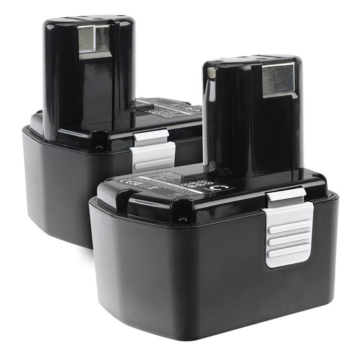 2x Batterij voor Hitachi DS 14DVF3, WR 14DL, DV 14DL, WH 14DSL, UB 18D, G 14DL, DS 14DMR 14.4V 3300mAh NiMH van CELLONIC