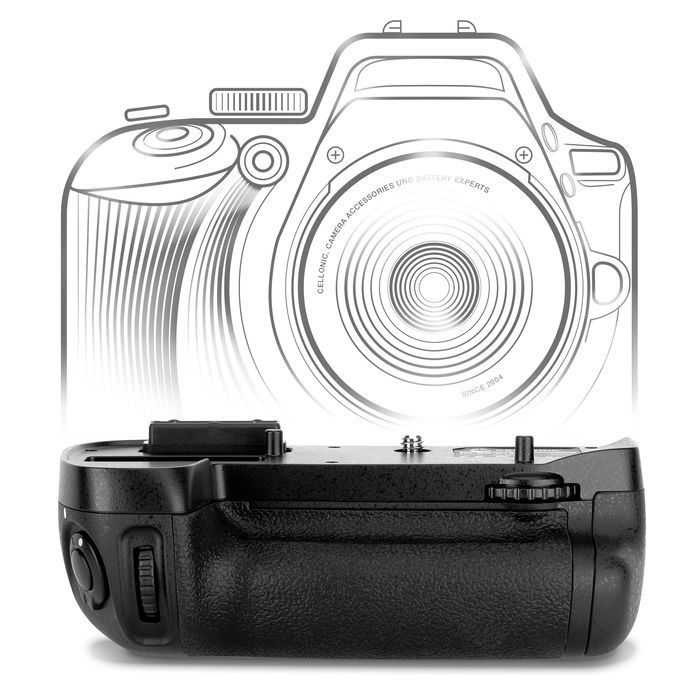 Nikon D7100 battery grip MB-D15 accuhouder voor EN-EL15 - vertical grip portret modus en ontspanner