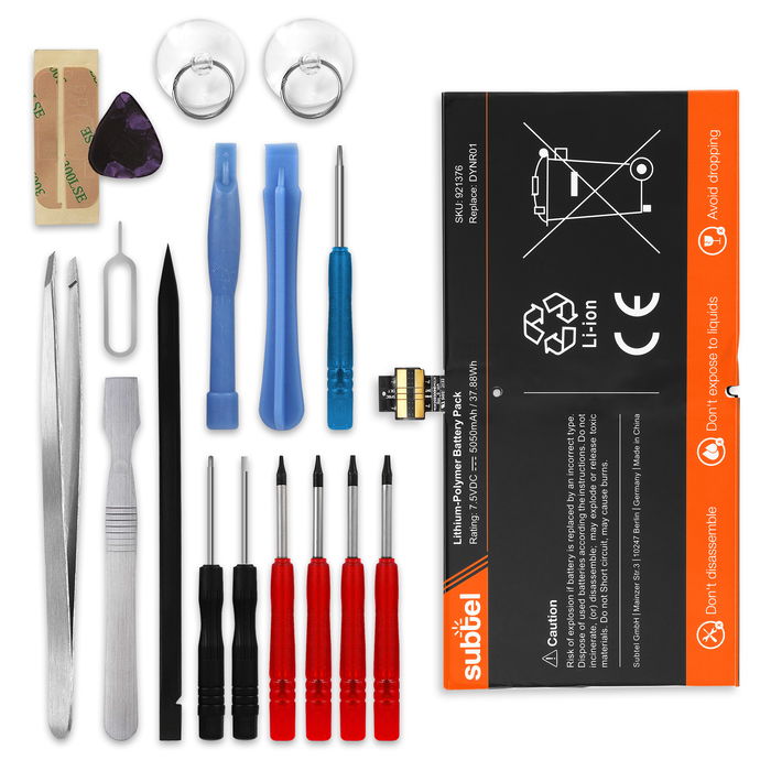 Microsoft Surface Pro 4 Accu Batterij + Schroevendraaier-set 5050mAh van subtel