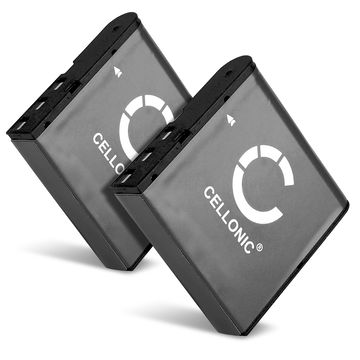 2x Batterij voor Casio Exilim EX-FC100 FC150 EX-Z40 Z55 Z57 EX-Z750 Z300 Z400 Z450 NP-40 CELLONIC