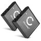 2x Accu NP-40 950mAh