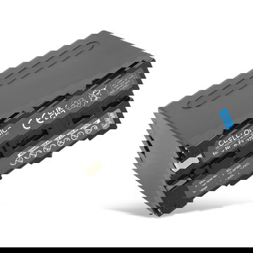 Batterij voor Sony HXR NX 100, NEX FS700R, FS700RH, HVR-Z1 HVR-V1 10050mAh USB-Out 2.4A van CELLONIC