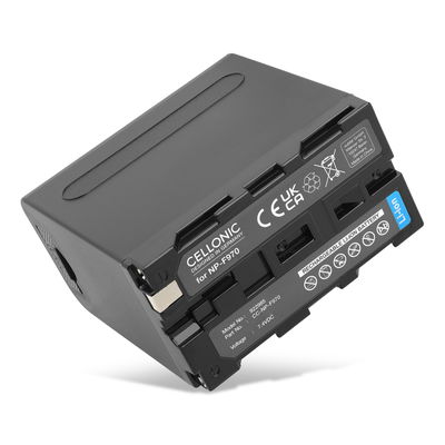 Batterij voor Sony HXR NX 100, NEX FS700R, FS700RH, HVR-Z1 HVR-V1 10050mAh USB-Out 2.4A van CELLONIC