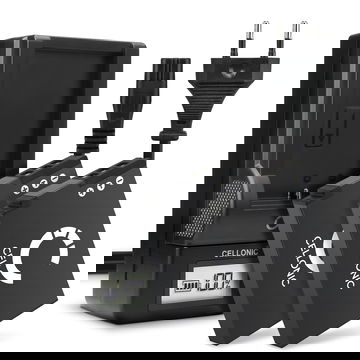 2x batterij Nikon EN-EL12 voor Nikon Coolpix W300 B600 A900 A1000 S9100 S9500 S9700 + charger