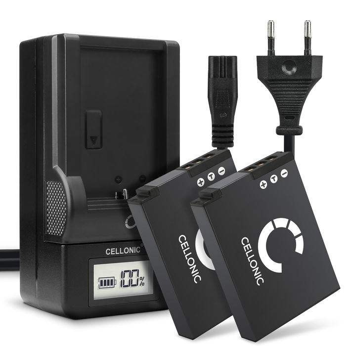 2x Nikon Coolpix S610 Accu Batterij + Oplader 1100mAh van CELLONIC