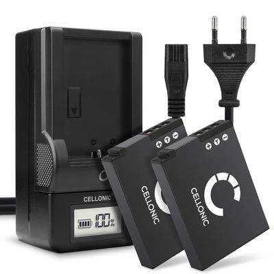 2x batterij Nikon EN-EL12 voor Nikon Coolpix W300 B600 A900 A1000 S9100 S9500 S9700 + charger