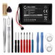 1x Accu 361-00035-00 KE37BE49D0DX3 1000mAh + Schroevendraaier-set