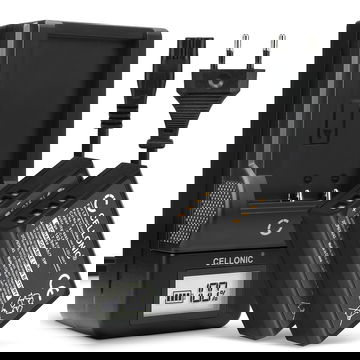 2x Accu voor Canon EOS 1100D 1200D 1300D 2000D 4000D EOS Rebel T6 T3 camera - LP-E10 1020mAh + Oplader LC-E10 Vervangende batterij fototoeste, oplader, oplaadkabel