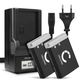 2x Accu NB-13L 1010mAh + Oplader