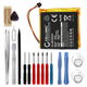 1x Accu AEC643333, PA-BT05 560mAh + Schroevendraaier-set