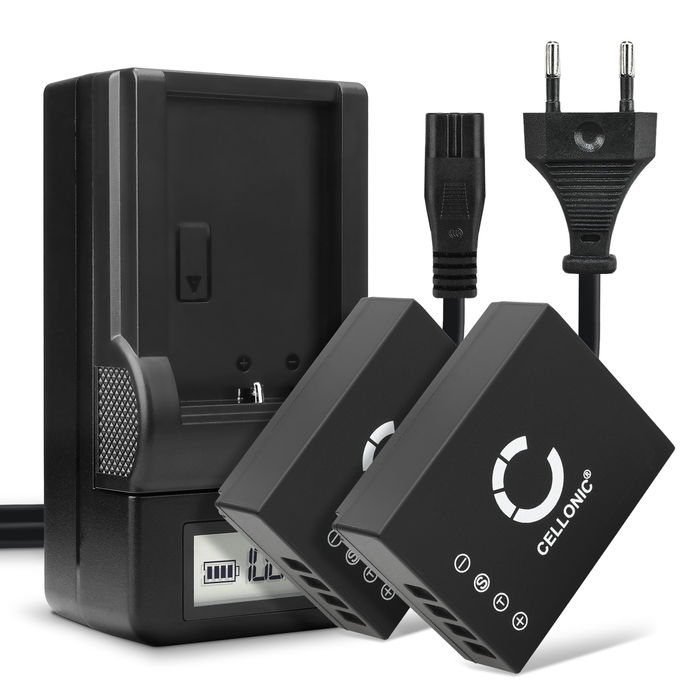 2x FujiFilm NP-W126S Accu Batterij + Oplader 1140mAh van CELLONIC