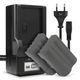 2x Accu EN-EL3 EN-EL3e 2000mAh + Oplader