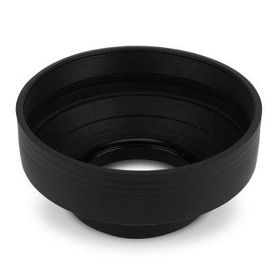 Ø 55mm Universal Camera Ø 55mm Zonnekap voor Universal Ø 55mm – Opvouwbaar rubber schroefdraad Inklapbaar / Collapsible Zonnekap van CELLONIC