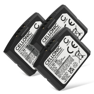 3x Koptelefoon Accu BA300 voor Sennheiser RS 4200, Sennheiser BA 300, Sennheiser RS 4200 II, Set 900, Set 830 TV, Sennheiser RR 840 - 150mAh Vervangende Batterij
