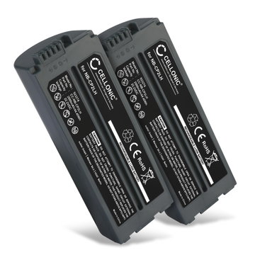 2x Batterij voor Canon Selphy CP1500, CP1300, CP1200, CP1000, CP910, CP900, CP810, CP800, CP780, CP510 2000mAh van CELLONIC