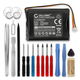 1x Accu F64289525 F650010252 F709070710 800mAh + Schroevendraaier-set