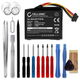 1x Accu TomTom AHL03711018,VF1C,4CQ02 1000mAh + Schroevendraaier-set