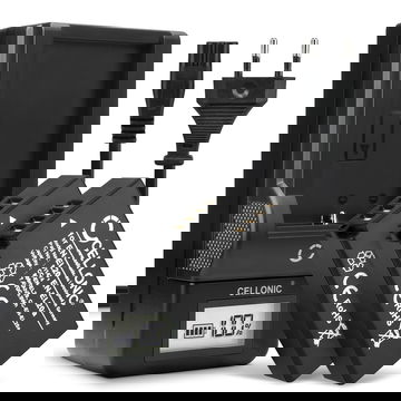 2x EN-EL20 accu met MH-27 / MH-29 oplader voor Nikon Coolpix P1000 P950, 1 J1 J2 J3, S1 camera - 800mAh Oplader met display + batterij