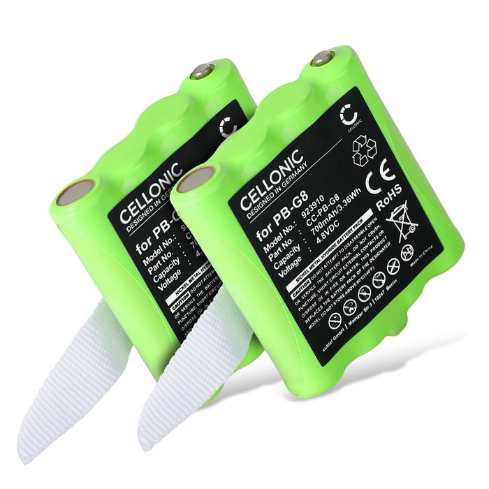 2x Midland PMR446 Accu Batterij 700mAh van CELLONIC