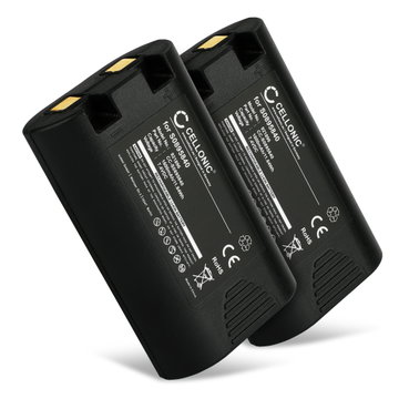 2x Vervangende batterij S0895840,W002856 voor DYMO LabelManager 360D, 420P, Rhino 4200, 5200, 3M PL200 mobiele printer - 1600mAh accu fotoprinter, labelprinter