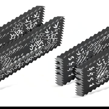 2x Battery for Besteker Pro 4K AC1, Ordro HDV-D320, HDV-D325, HDV-D395, HDV-D80S from CELLONIC