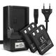2x Accu NB-1LH NB-1L 850mAh + Oplader