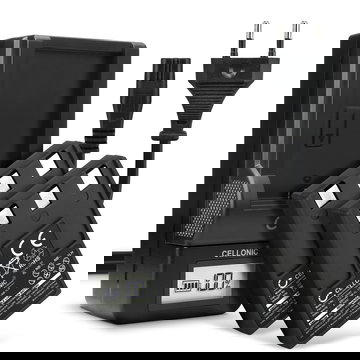 2x NB-1LH NB-1L Camera Battery + Charger Set for Canon Digital IXUS 300 330 400 430 500 IXUS V V2 V3 S100 NB1L CB2LS 830mAh Replacement Battery CB-2LSE CBC-NB1 LCD Smart Charger