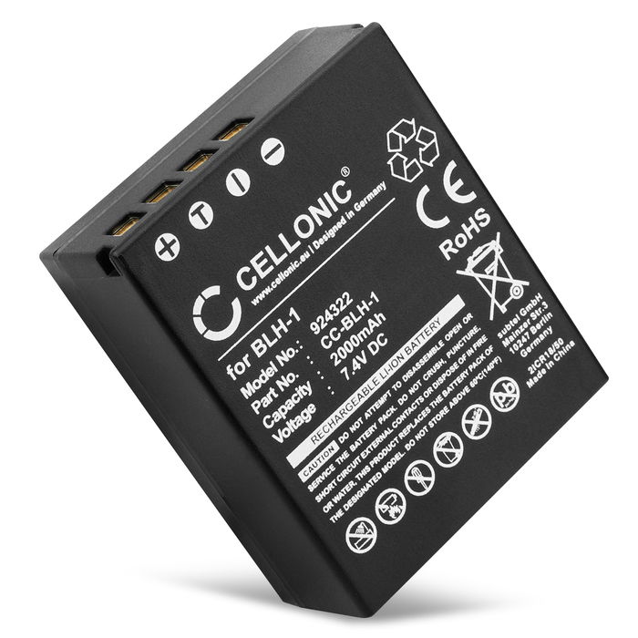 Olympus BLH-1 Accu Batterij 2000mAh van CELLONIC