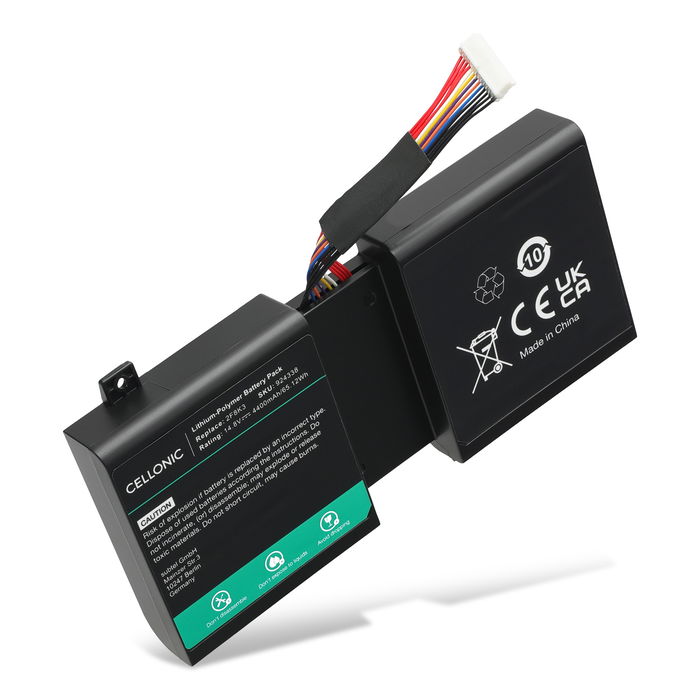 Batterij voor Dell Alienware 17, Alienware 18, M18x R3, M17X R5, 2F8K3, 0KJ2PX, G33TT, KJ2PX Laptop - 4400mAh 14.8V 