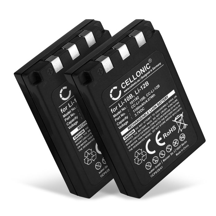 2x Olympus µ 410 Accu Batterij