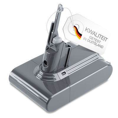 Accu voor Dyson V7 Stofzuigers - 100% compatibel met V7, V7 Motorhead, V7 Animal, V7 Trigger, V7 Cord Free, V7 Total Clean, SV11 Type B (Dyson 968670-02) (21,6V, 2500mAh) van CELLONIC - Batterij met schroeven