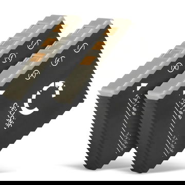 2x D-LI8 D-LI85 accu voor Pentax Optio S6 S7 S5i S5z S4 S4i S SV WP WPi W10 W20 A10 A20 A30 A40 T20 T10 E65 - 700mAh vervangende accu voor camera