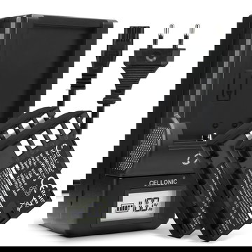 2x DMW-BLF19E Camera Battery + Charger Set for Panasonic GH5 Lumix DC-GH5 DC-GH5s Lumix DMC-GH4 GH4 GH4r GH4h GH3 DMC-GH3h GH3a G9 DC-G9 1600mAh Replacement Battery DMW-BTC10 LCD Smart Charger