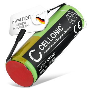 Batterij voor Braun 1509, 3020, 5414, 5424, 5515, 6520, 6550, 8595, 8995 (Ø17mm) 2500mAh van CELLONIC