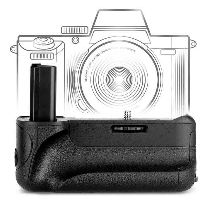 Sony ILCE-6000 (α6000) battery grip BG-3D accuhouder voor NP-FW50 - vertical grip portret modus en ontspanner