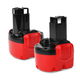 2x Accu 2607335461, 2607335272, 2607335707, 2607335707, BAT048 3000mAh