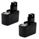 2x Accu 2607335055, 2607335108, 2607335244, 2607335071 3000mAh