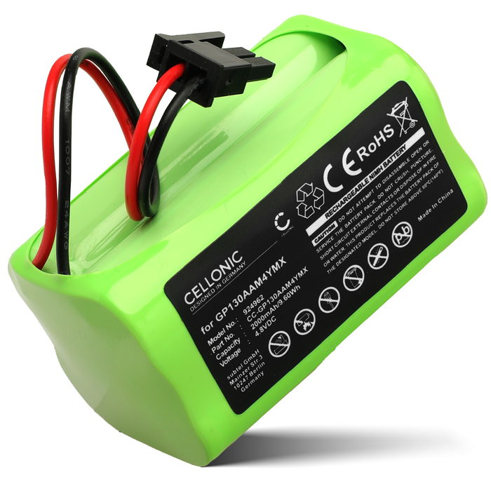 Visonic PowerMaster 10 Accu Batterij 2000mAh van subtel